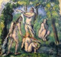 Four Bathers 2 Paul Cezanne Impressionistic nude